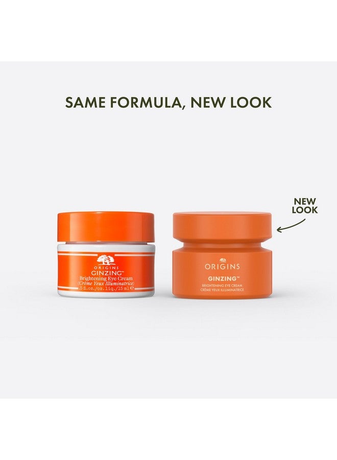 Origins Origins GinZing Brightening Eye Cream | Visibly Reduces Dark Circles Instantly & Over Time | With Vitamin C & Niacinamide, 0.5 Fl Oz - Image 2