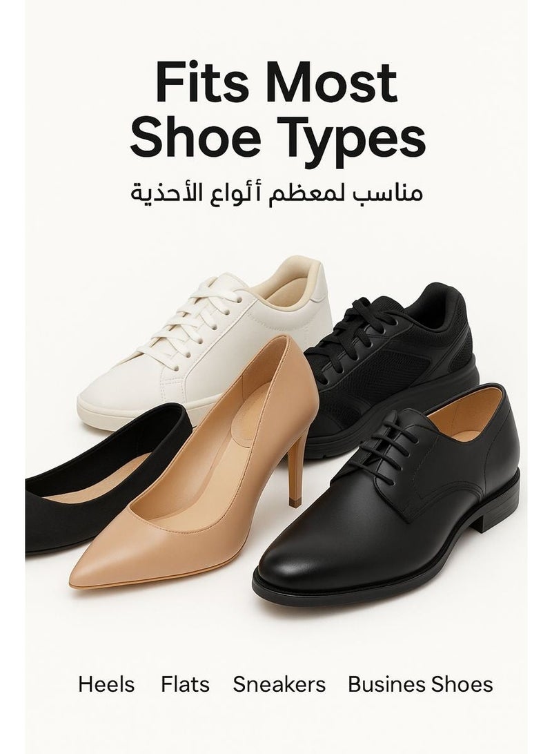 IKBEN Heel Cushion Pads 4 Pairs – Self-Adhesive Heel Inserts for Pain Relief, Anti-Slip & Shoe Comfort - Image 4