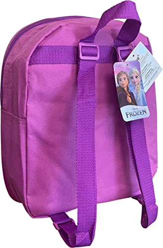 Ruz Frozen Anna And Elsa Toddler Girl 12 Inch Mini Backpack (Pink) - Image 4