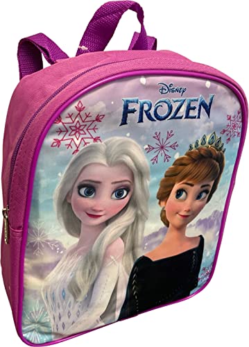 Ruz Frozen Anna And Elsa Toddler Girl 12 Inch Mini Backpack (Pink) - Image 2