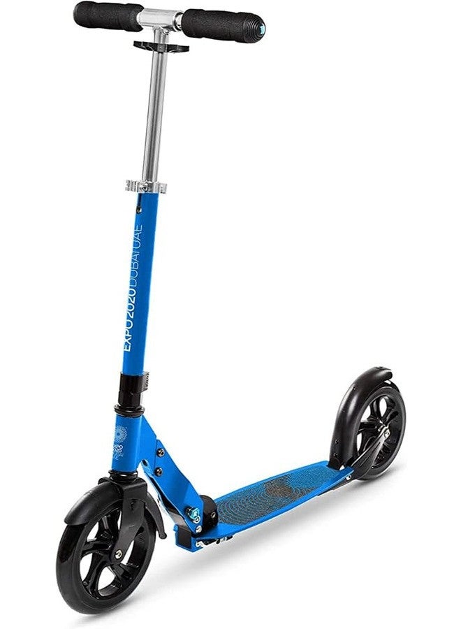 Micro Scooters | Expo 2020 Classic Adult Scooter | Big Wheels | City Commuting | Foldable | Blue | Scooters | Scooter for Boys | Scooter for Kids | Kids Scooter | Outdoor Scooter| Ride on Scooter | Scooter for Girls - Image 1