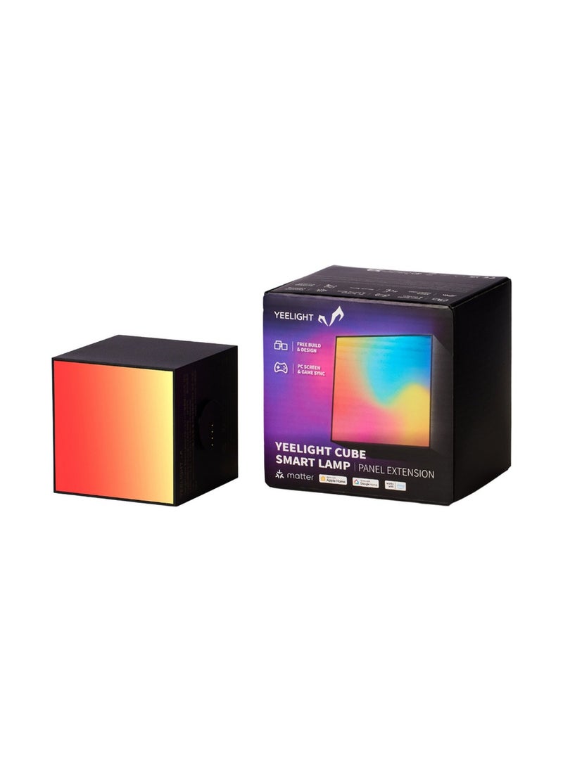 Yeelight YEELIGHT Panel Light Extension for Cube Smart Lamp, 16 Million Colors Option, RGBIC Individual Addressable, Dynamic Lighting, Music Flow, WiFi Connected, APP Control, for Bedroom, Living Room, Cube*1  - Image 1