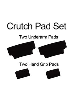 Generic 4PCS Universal Underarm Crutches Padding Cover Crutch Pads with Hand Grips Crutch Cushion Crutches Accessorie  - Image 4