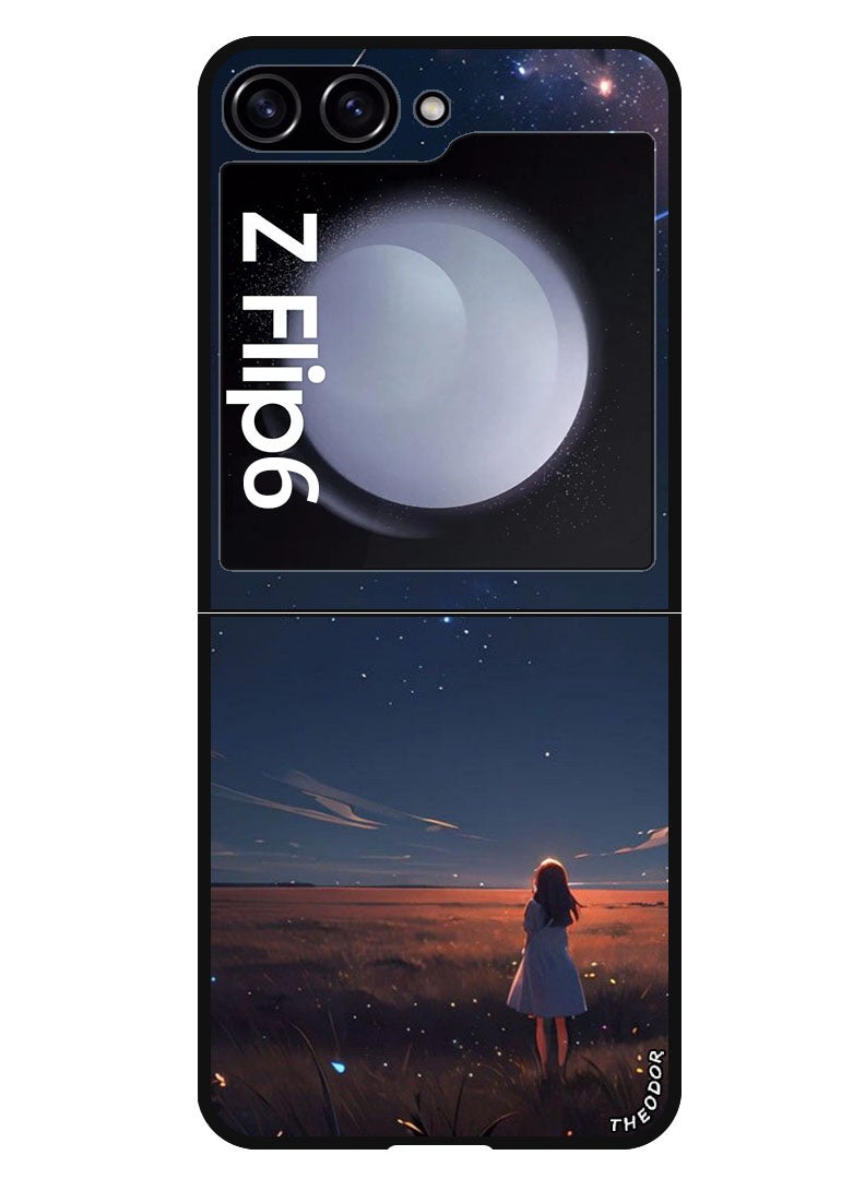 Theodor Protective Case Anti Scratch Shock Proof Bumper Cover For Samsung Galaxy Z Flip 6 Women 5  - Image 1