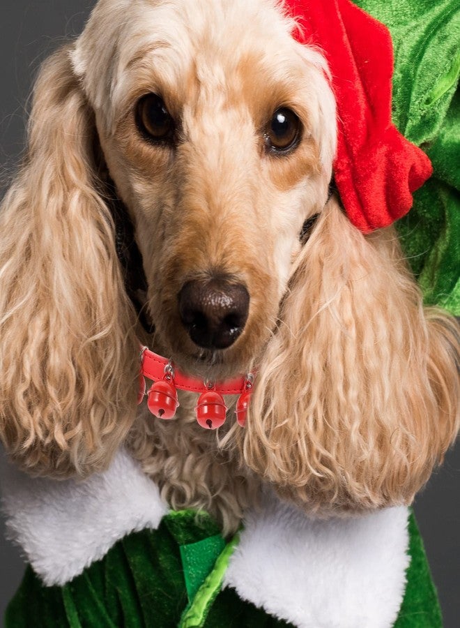 Balacoo Pet Collar and Leash Combo Jingle Bell Dog Collar Pulling Leash Rope Strap for Daily Use Outdoor Supplies Christmas Pet - Image 4