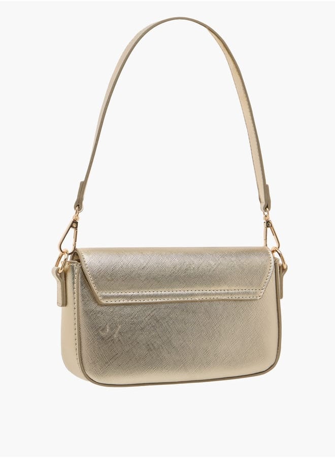 Flora Bella By Shoexpress Womens Handbag With Brand Scraf On Handle  - Image 4