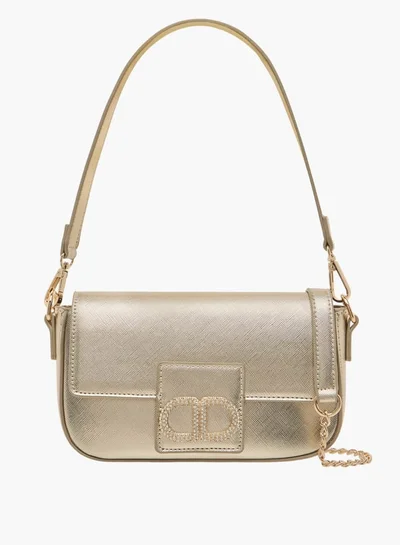 Flora Bella By Shoexpress Womens Handbag With Brand Scraf On Handle