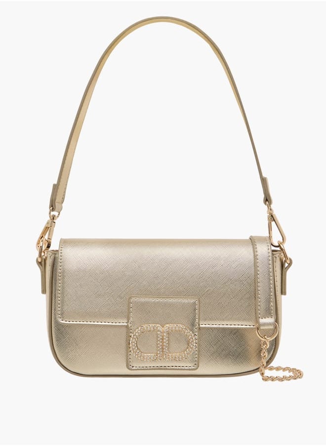 Flora Bella By Shoexpress Womens Handbag With Brand Scraf On Handle  - Image 1