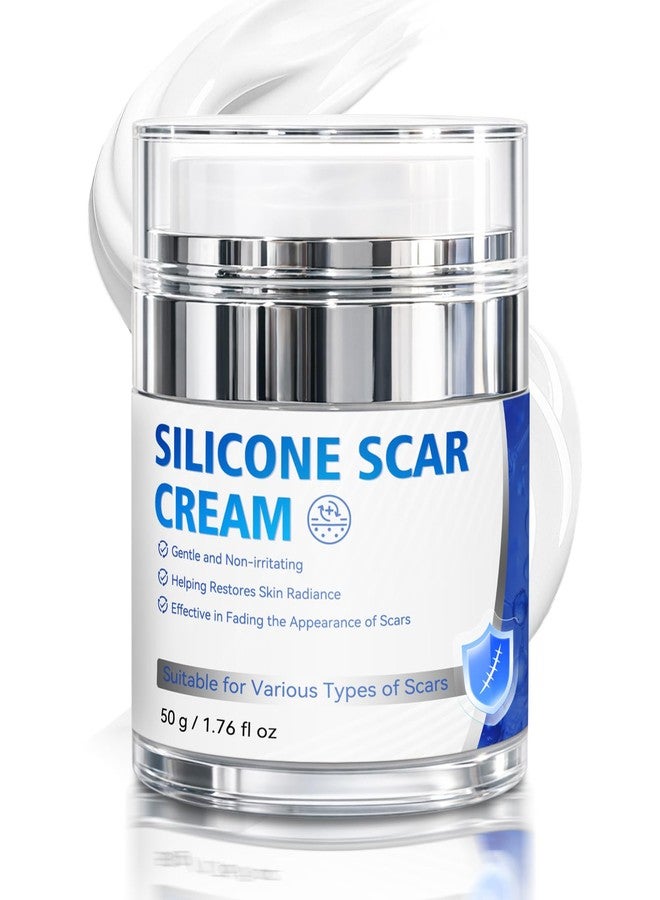 Bellisinno Scar Cream, Silicone Scar Gel, Professional Scar Removal Cream for Surgical Scars, Stretch Marks, Keloids, Burns, Acne, Old and New Scars, 1.76 oz (50ml - Image 1