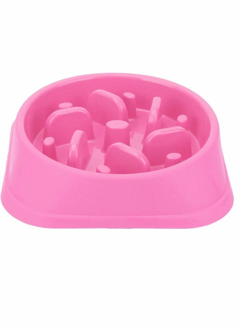 SYOSI Dog Slow Feeding Bowl, Slow Feeding Dog Bowl, Non-Slip Puzzle Bowl, Feeding Tray, Dog Bowl, Durable And Healthy Design To Prevent Choking Dog Bowl (2PCS, Blue And Pink)  - Image 2