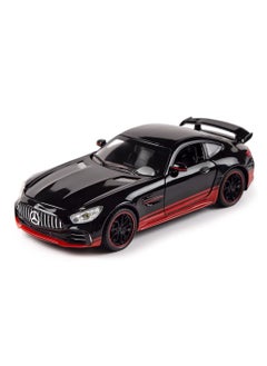 Swift 1:32 Mercedes Benz AMG GTR Toy Diecast Metal Car Model for Kids Boy Girl Zinc Alloy Pull Back Toy Car with Sound and Light Gift and Collectible Car  - Image 3