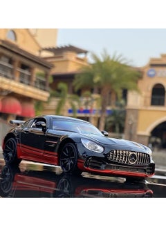 Swift 1:32 Mercedes Benz AMG GTR Toy Diecast Metal Car Model for Kids Boy Girl Zinc Alloy Pull Back Toy Car with Sound and Light Gift and Collectible Car  - Image 5