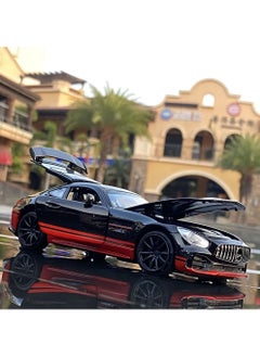 Swift 1:32 Mercedes Benz AMG GTR Toy Diecast Metal Car Model for Kids Boy Girl Zinc Alloy Pull Back Toy Car with Sound and Light Gift and Collectible Car  - Image 4
