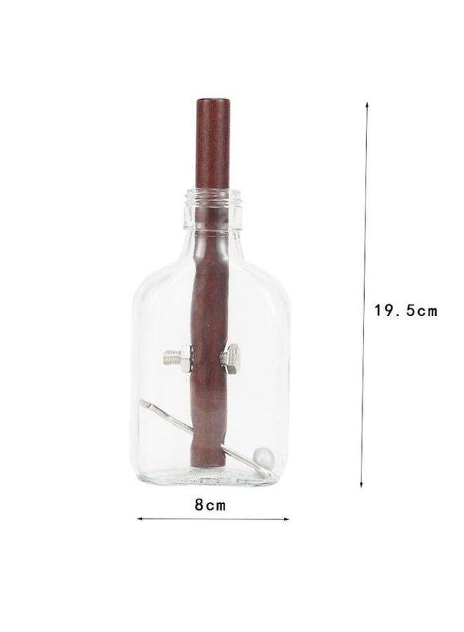 Creative Glass Bottle Unlock Unbuckle Art Decoration Take Stick High Difficulty Burning Brain Decompression Educational Toy-Color:Creative  - Image 4
