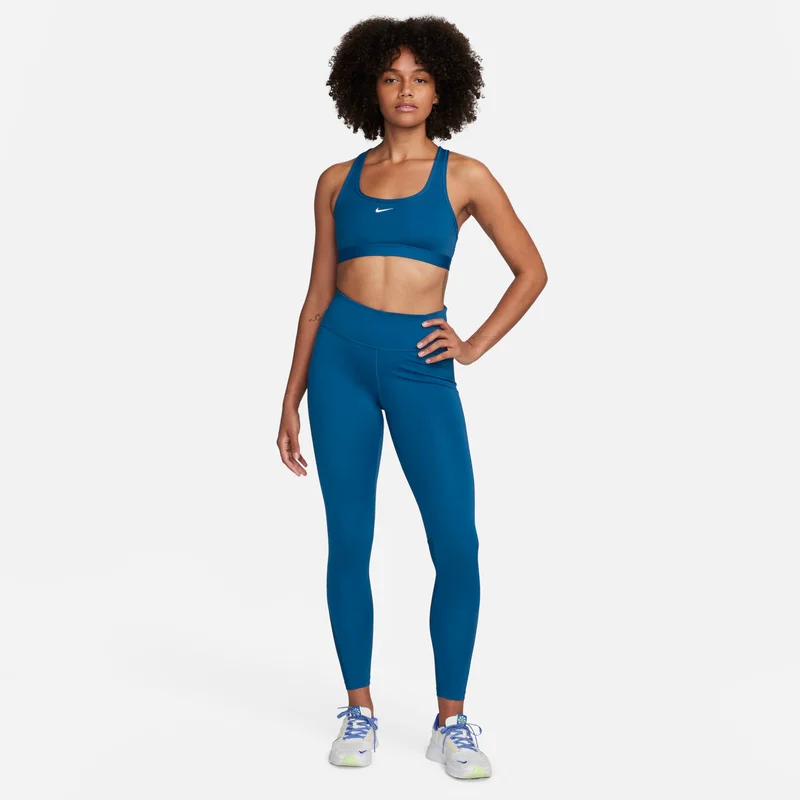 Nike Women's One Mid-Rise 7/8 Mesh-Panelled Leggings