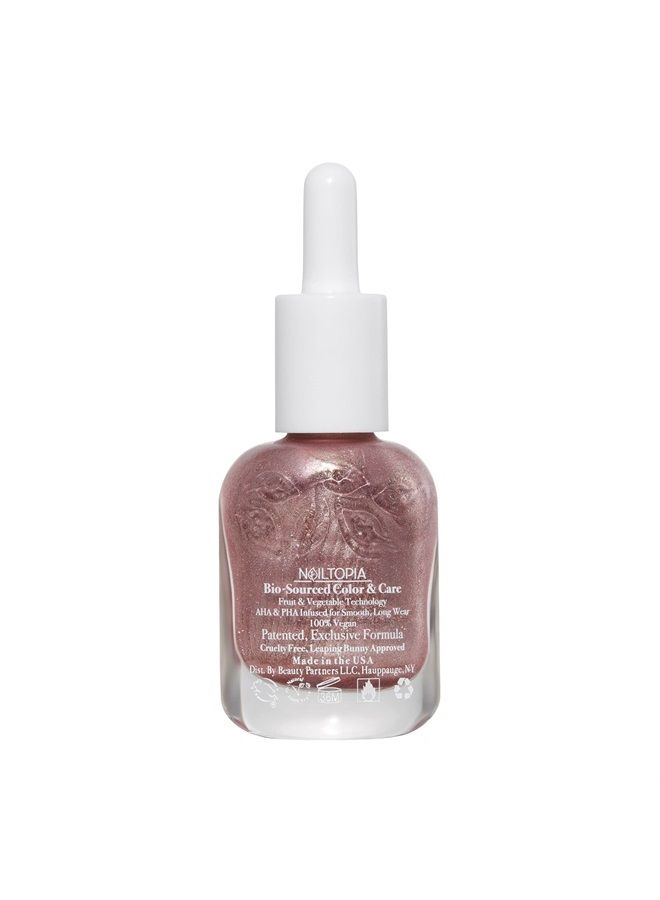 Nailtopia Bio-Sourced Chip Free Nail Lacquer Flawless Finish - Long-Wearing - Full Coverage - Infused With Nail Strengthening Superfoods - Protects Nails - Nails And Tiaras - 0.41 Oz - Image 2
