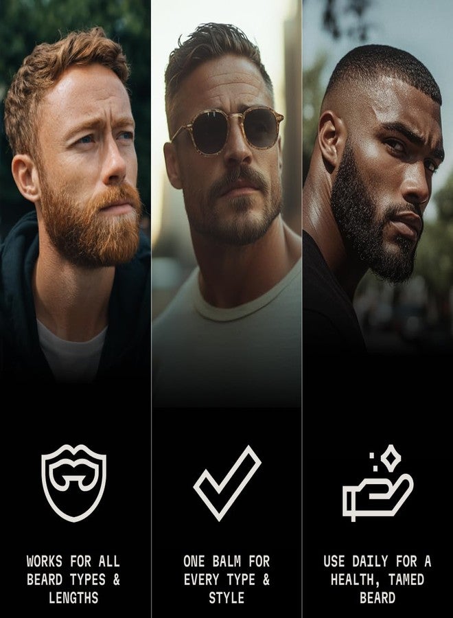 سترايكينج فايكنج بلسم سترايكينج فايكنج للحية للرجال - 2 أونصة (عبوة واحدة)، بلو أوشن - بلسم يُترك على اللحية - بلسم تصفيف مصنوع من زبدة اللحية الطبيعية وزيوت الأرغان والجوجوبا - Image 4