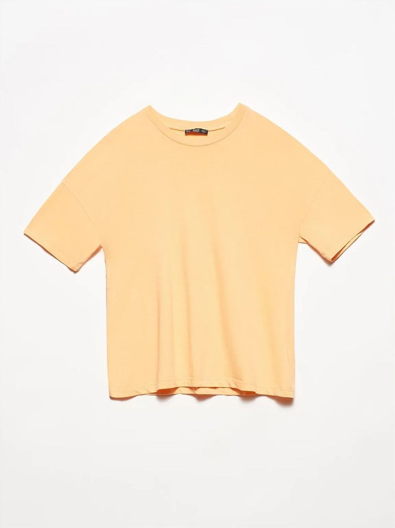 DILVIN Women's Cotton Crew Neck T-Shirt - Image 1