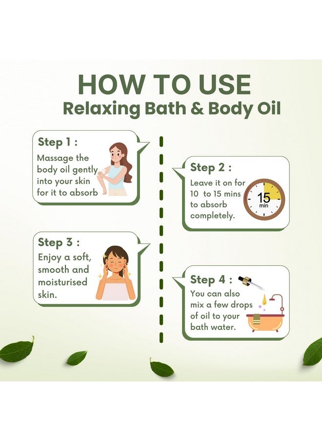 يوانا زيت الاستحمام والجسم المريح من Yuana Aroma | للاسترخاء وتحسين النوم وتوحيد لون البشرة | تجربة تشبه المنتجعات الصحية في المنزل | طبيعي 100% | زيت اللوز وزيوت اليوسفي والبرغموت العطرية | 100 مل  - Image 4