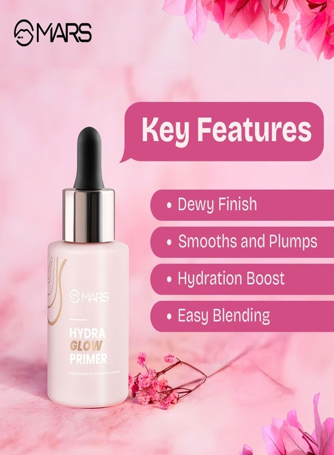 MARS Hydra Glow Primer for Face Makeup (30ml) | Nourishes Skin with Hyaluronic Acid, Argan oil, Aloevera Extract & Chamomile Water | Subtle Radiance | Dewy Base & Moisturization - Image 3