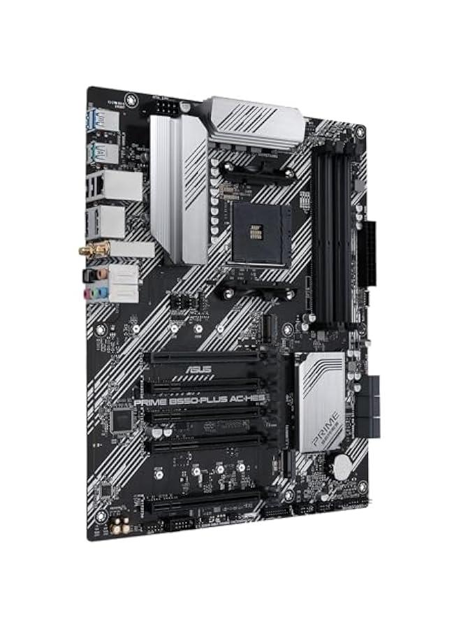 Arabest Advanced B550-PLUS AC-HES AMD AM4 ATX Motherboard for 3rd Gen Ryzen CPU (Dual M.2, PCIe4.0, WIFI5, 1Gb Ethernet, SATA 6 Gbps, USB 3.2 Gen 2 Type-C, Front USB 3.2 Gen 1 Type-C, CEC Tier II Ready)  - Image 2