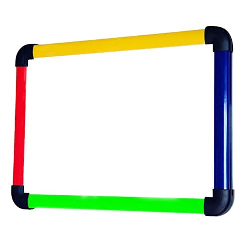 VIZ-PRO Small Board/Writing Whiteboard/Dry Erase Board, Colored Frame,12" X 8" - Image 1