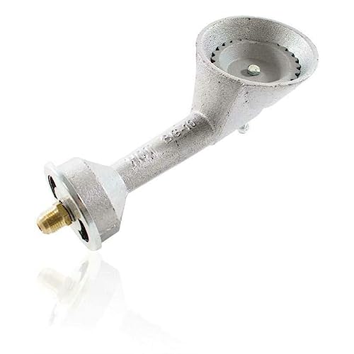 GasOne Propane High Pressure Cast-Iron Round Burner Head with Brass Fitting Orifice - Image 1