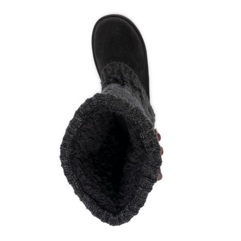 MUK LUKS Women's Cheryl Boots, Jet Black, 8 - Image 5