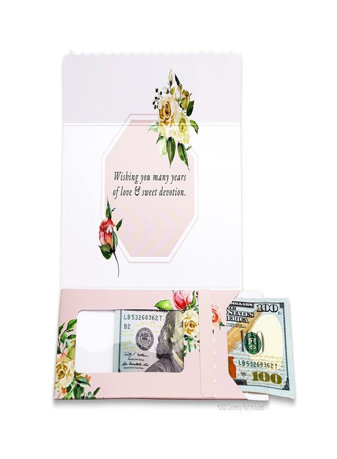 ZipGifts Wedding Card | Zip-Open Money Holder w/Clear Plastic Window for Cash, Check, & Gift Card (Cheers to Mr & Mrs - Image 1