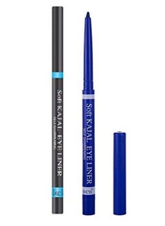 Blue Heaven Combo Of Soft Kajal ( Black) & Soft Kajal ( Blue )  - Image 3