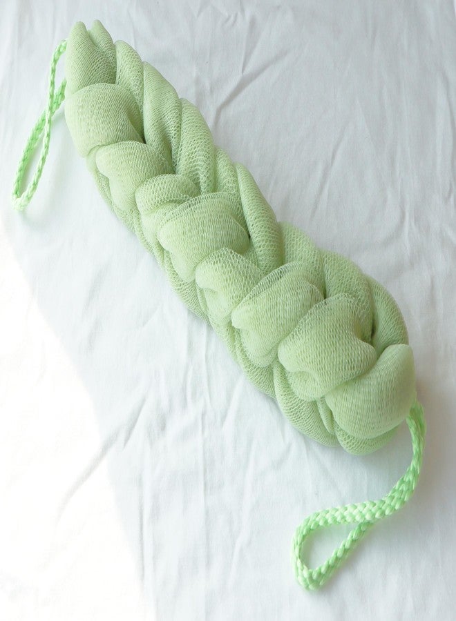 WeCoola 6 Packs Mesh Bath Sponge with Rope Handles, Long Stretch Exfoliating Back Scrubber, Pastel Colors - Image 2