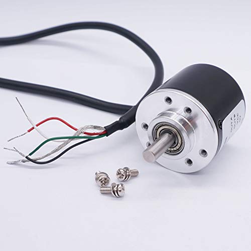 Taiss/Incremental Rotary Encoder DC 5-24v Wide Voltage Power Supply 6mm Shaft Optical AB 2 Phase Quadrature Encoder 600P/R - Image 2