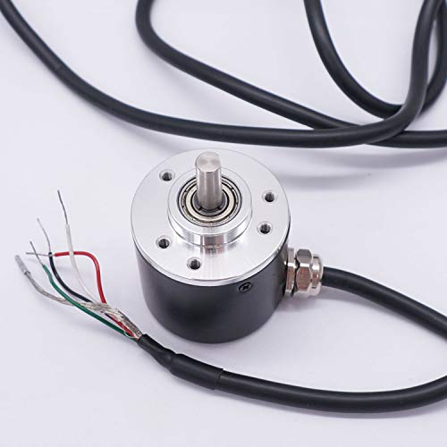 Taiss/Incremental Rotary Encoder DC 5-24v Wide Voltage Power Supply 6mm Shaft Optical AB 2 Phase Quadrature Encoder 600P/R - Image 5
