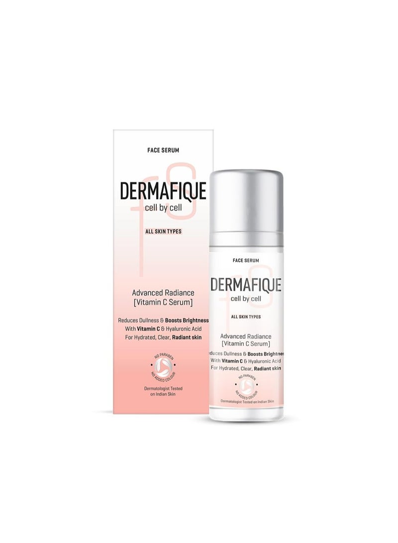 Dermafique Advanced Radiance Serum 30 ml, with Vitamin C, Reduces Dull Skin, Boosts Brightness - Image 1