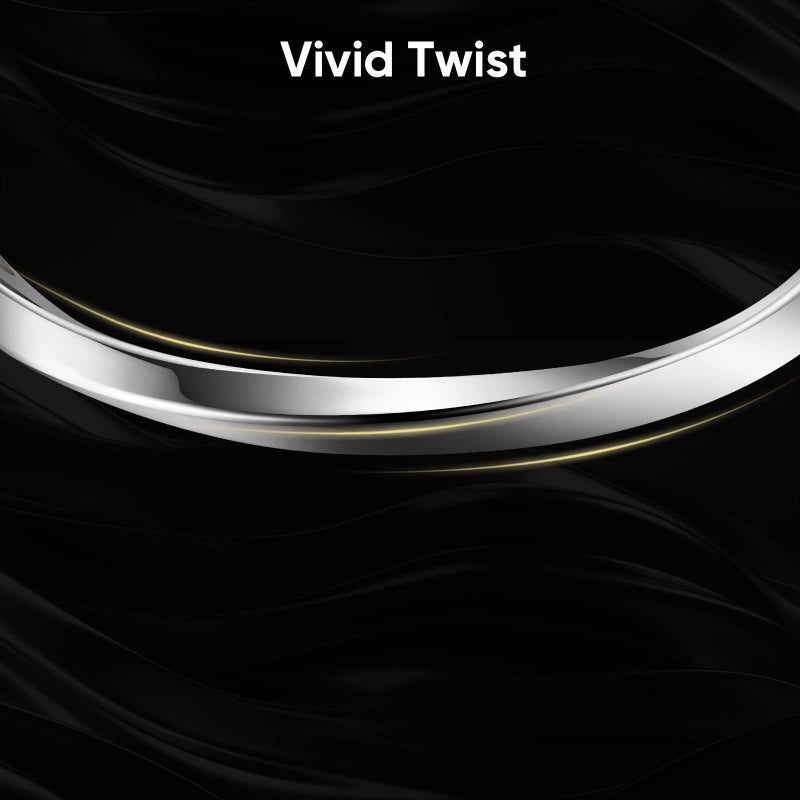 VNOX Cuff Bracelet for Men Women - Twist Mobius Endless Love Bracelet Stainless Steel Bangle Bracelet, Jewelry Gift for Christmas, Birthday, Love, Friendship - Image 5