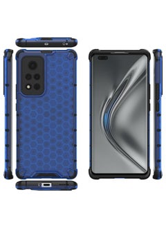 جرين تايجر جراب Honor View40 المقاوم للصدمات من مادة PC + TPU على شكل قرص العسل  - Image 1
