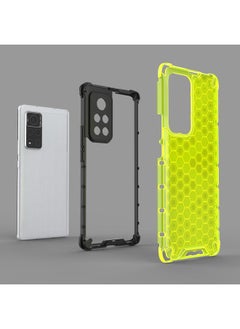 جرين تايجر جراب Honor View40 المقاوم للصدمات من مادة PC + TPU على شكل قرص العسل  - Image 5