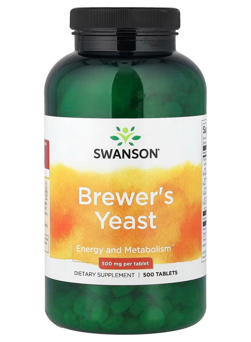 Swanson, Brewer's Yeast, 500 Tablets