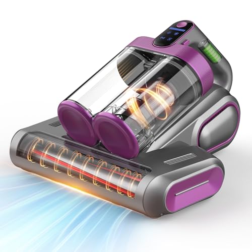 XIAOLANG Bed Mattress Vacuum Cleaner Cordless 16Kpa Handheld Vacuum, Vacuum Cleaner with 253.7nm UV-C Light,HEPA Filter & Ultrasonic, Portable Vacuums for Sofa Bed Couch Crib Gifts for Women her Man - Image 1