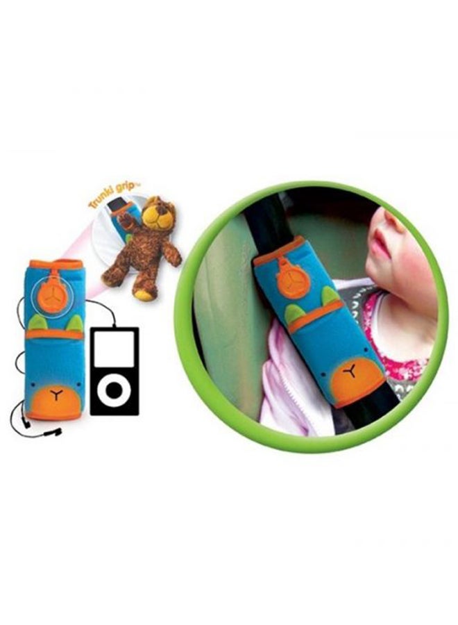 Trunki SnooziHedz Pippin Penguin Black Seat Belt Pad for Children, Soft Seatbelt Comfort Cover for Cars, Prams and Travel Use - Image 2