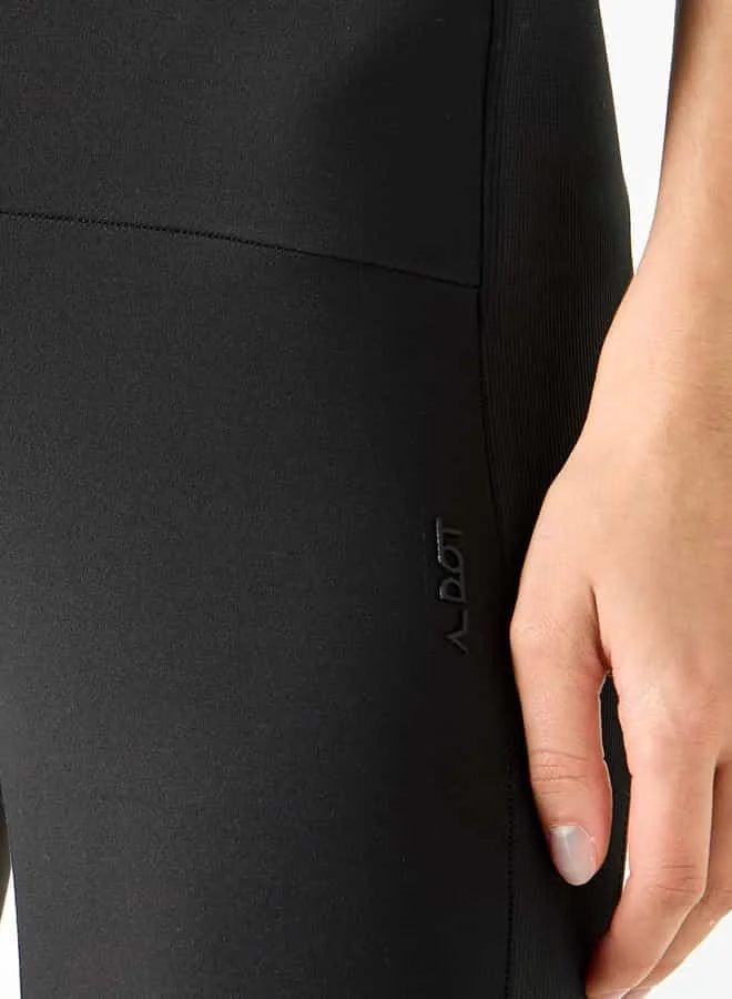 ADOT by Splash Leggings with Elasticated Waistband and Zip Pocket