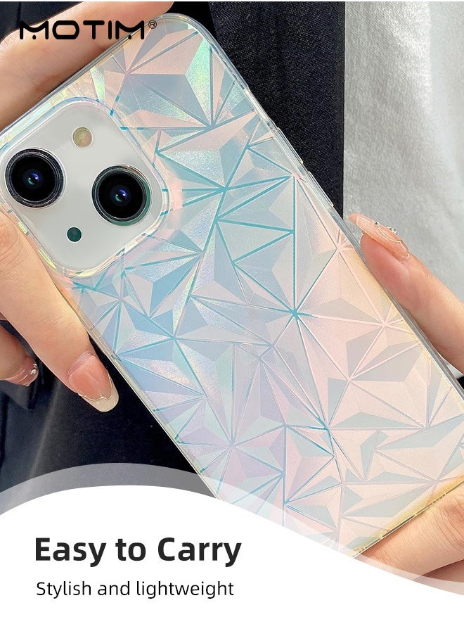Motim iPhone 14/14 Plus Case Cover, Glitter Bling Case, Hard Back Soft TPU Bumper Cover, Slim Anti-scratch Shockproof Protective Phone Case  - Image 5