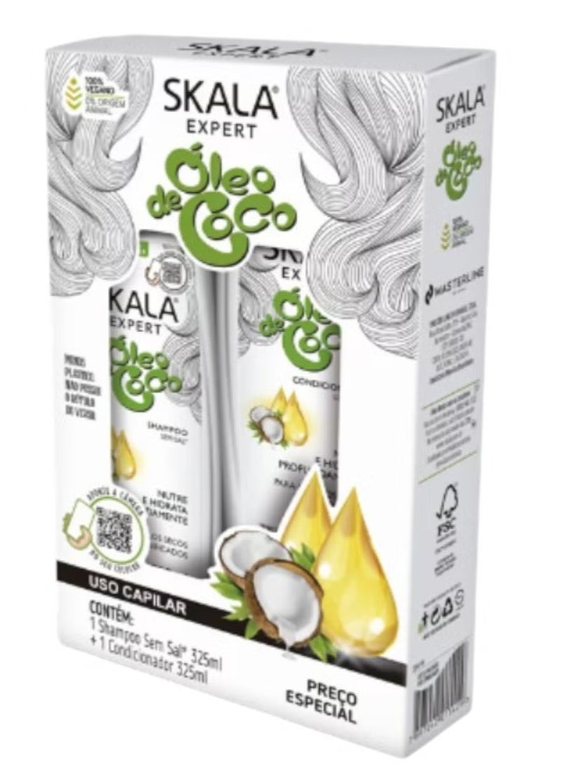Scala Shampoo 325ml +Condicionador 325ml Oleo De Coco - Image 2