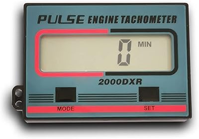 Gexmil Gexmil Handheld Digital Induction Chain Saw Tachometer, LCD Display Tachometer Tach Gauge for Chainsaw Lawnmowers  - Image 1