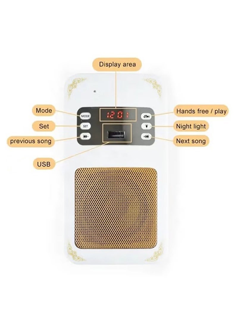 Quran Plug Wireless Bluetooth Speaker Lamp SQ-669 MP3 Audio Playing with APP Function - Image 4