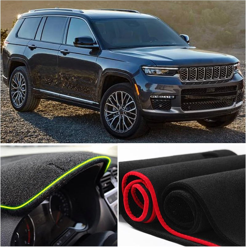 KEEGTBOX غطاء سجادة لوحة القيادة KEEGTBOX لجيب جراند شيروكي L 2021-2023 - Image 4