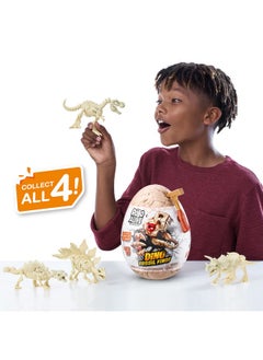 ROBO ALIVE Dino Fossil Find Ankylosaurus By Zuru Excavate Dinosaur Fossils Digging Kit Collectible Toy With Slime Multicolor (7156E)  - Image 5