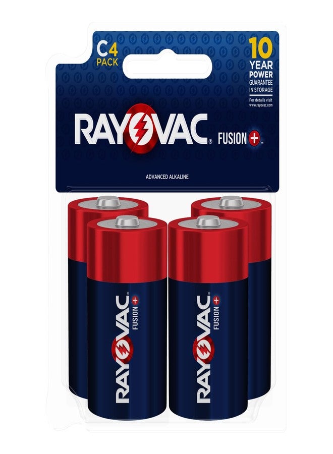 Rayovac Fusion C Batteries (4 Pack), Alkaline C Cell Batteries - Image 1