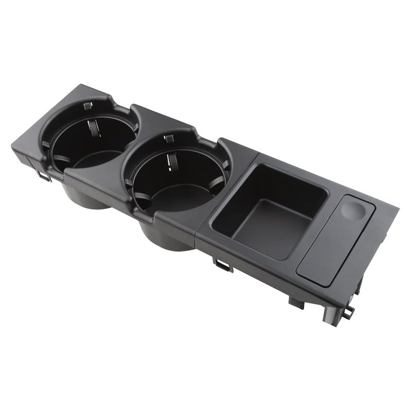 Cup Holder Fits 19982005 E46 3 Series 318i 320i 325i 328i 330i Front Drinks Holder Center Console Replace 51168217953 Black Attachment