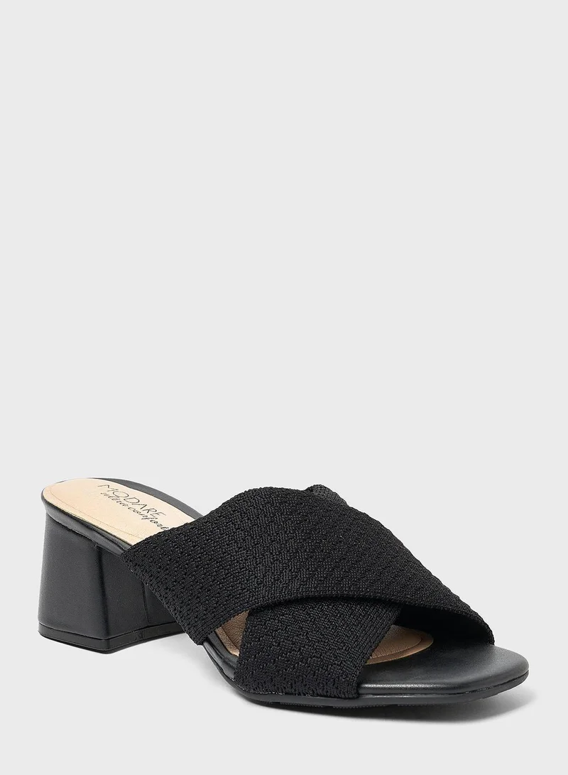 MODARE Mid Heels Sandals for Women – Sling Back Heel Sandals for Girls with Ankle Strap